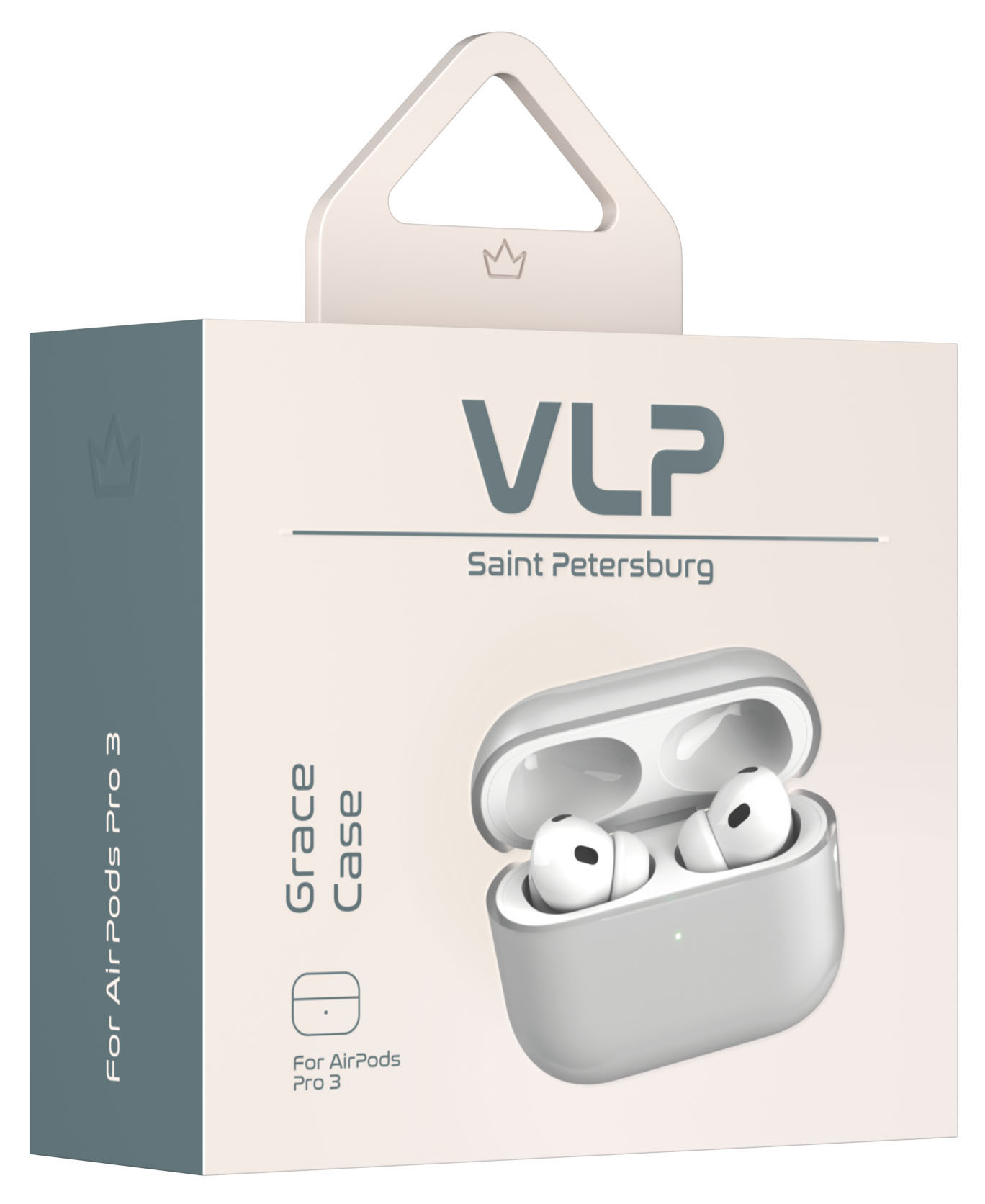 VLP Grace Case для AirPods Pro 3, матовый прозрачный (1051129)