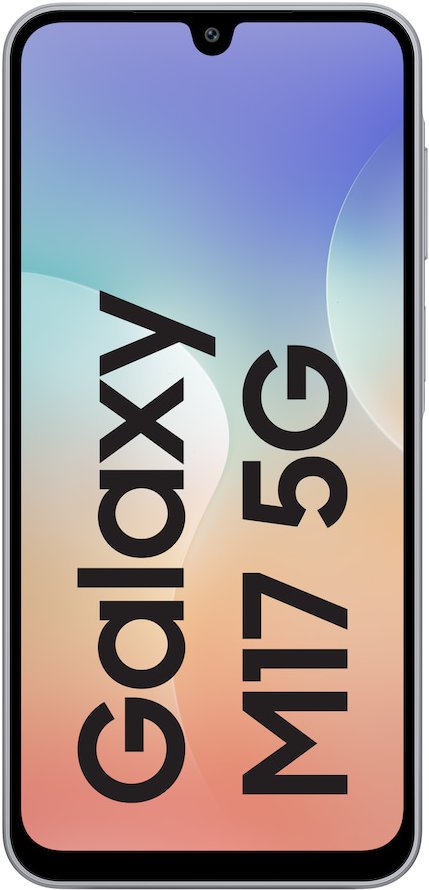 Смартфон Samsung Galaxy M17 6/128 Гб, серебристый