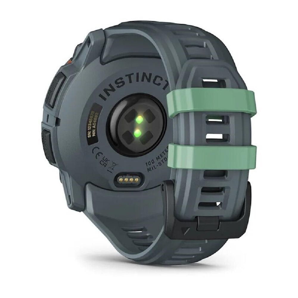 Умные часы Garmin Instinct 3 50 mm Amoled Neo Tropic with Twilight Band (010-03020-01), зеленый