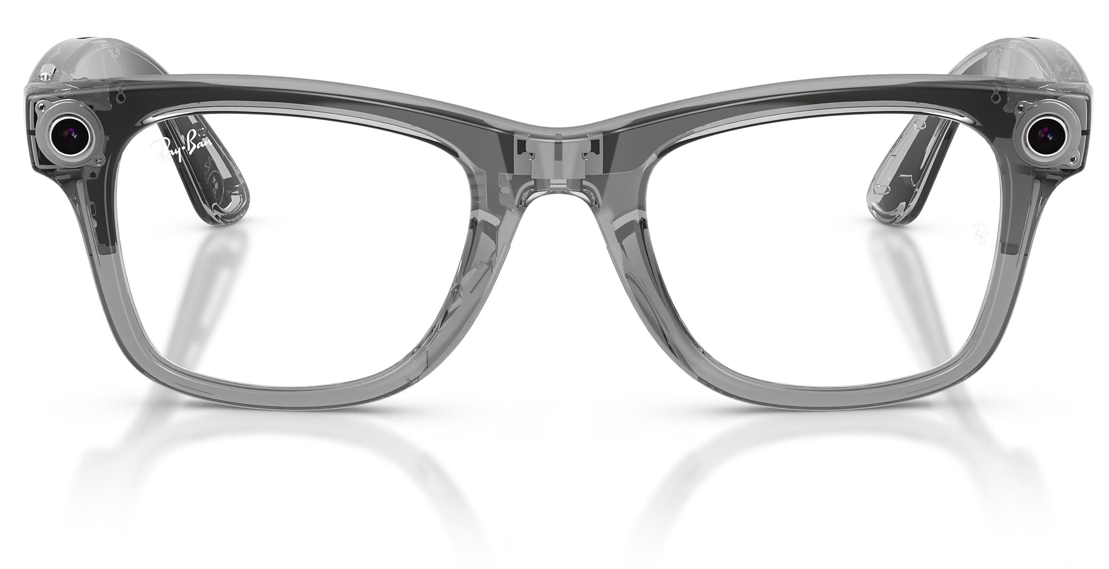 Умные очки Ray Ban Meta Wayfarer (Gen2) RW4012 155-53 Shiny Transp.Grey/Transitions Sapphire (8056262909904)