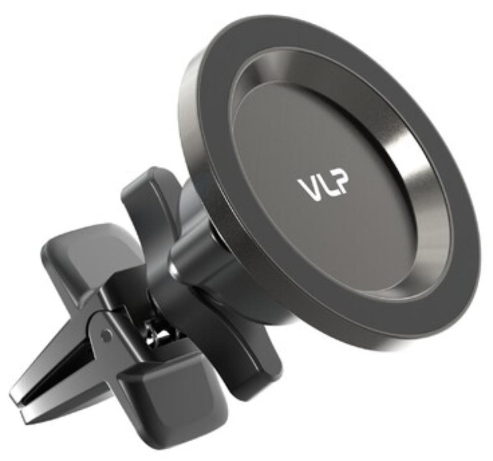 Автодержатель с беспроводной зарядкой VLP LITE Snap Mount, черный (2082001)