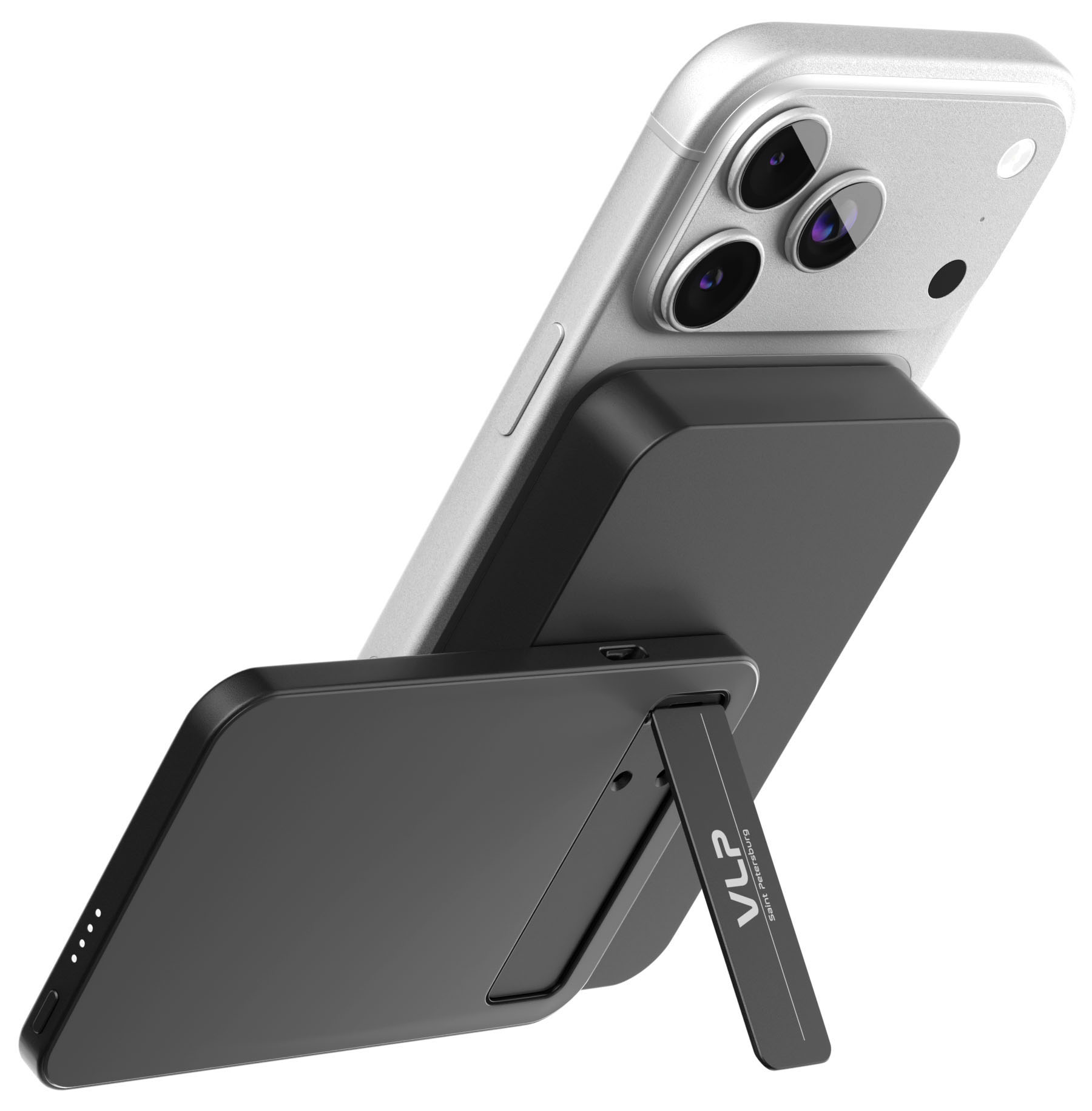 VLP Diamond Energy Pro с MagSafe, Qi2, 5000 mAh, 3A, USB-C, черный (1044006)