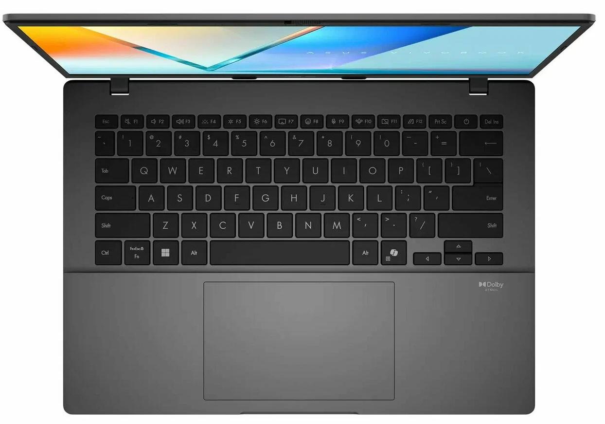 Ноутбук Asus Vivobook S14 S3407-LY084 14" (Intel Core 210H, Intel Graphics) 16ГБ, 512ГБ SSD, noOS, серый (90NB1682-M00720)