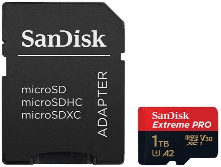 Карта памяти SanDisk Extreme microSDXC 1 ТБ (SDSQXCZ-1T00-ZN6MA)