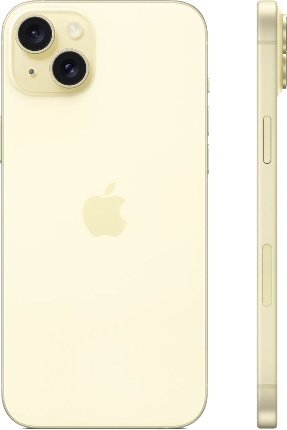 Смартфон Apple iPhone 15 Plus Dual Sim 512GB, желтый