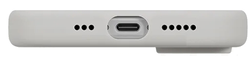 Чехол Uniq LINO с MagSafe для iPhone 17, светло-серый (IP6.3(2025)-LINOMMGRY)