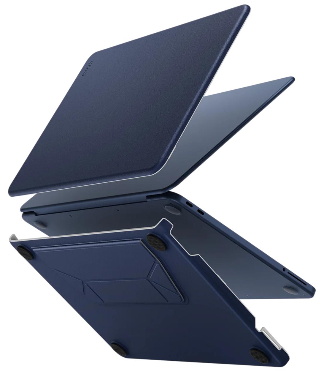 Чехол Uniq VERO Lyden Versa Laptop для MacBook Neo 13", синий (MBNEO-LYDVERSTLNVY)