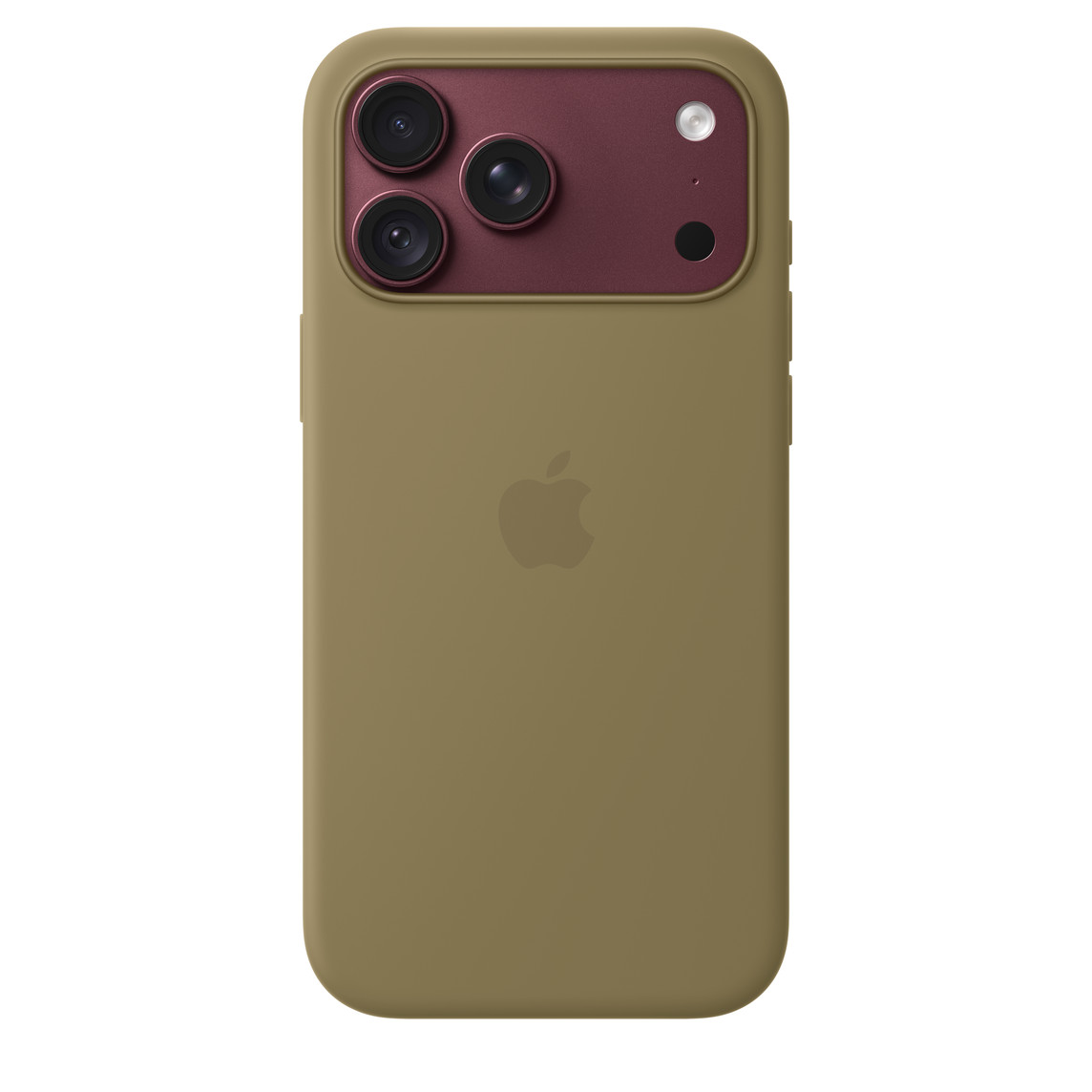 Чехол Apple Silicone Case с MagSafe для iPhone 18 Pro, Olive MK8V4FE