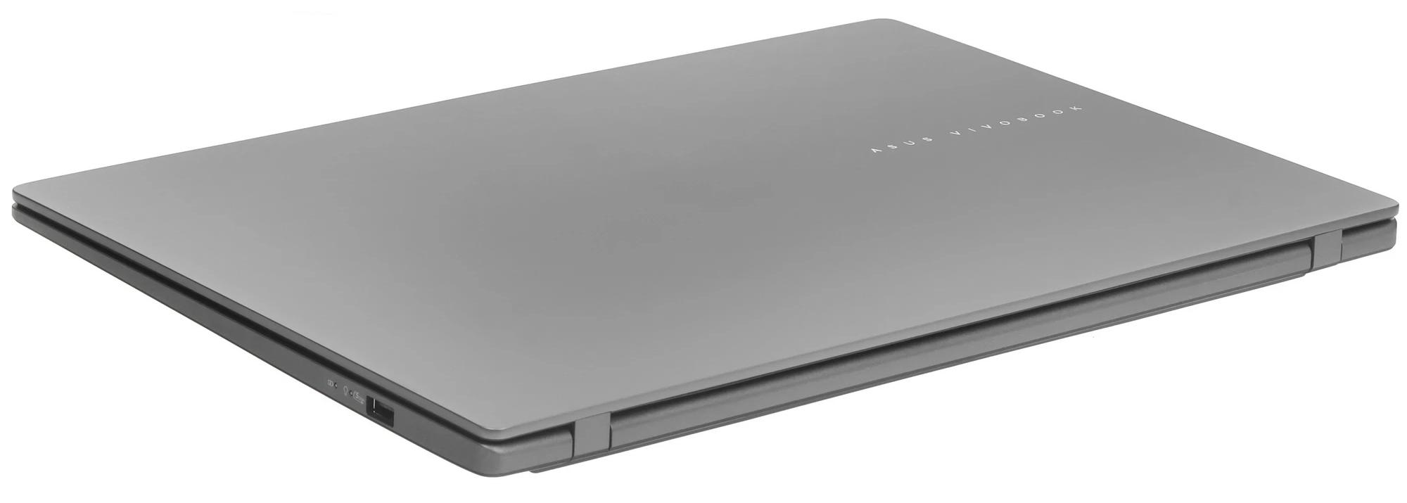 Ноутбук Asus VivoBook S S3607VA-RP107W (Intel Core 5 210H, Intel UHD Graphics) 16ГБ, 512ГБ SSD, Windows 11 Home, серый (90NB1672-M008T0)