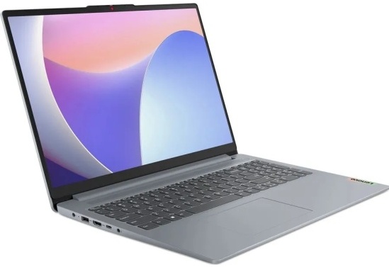 Lenovo IdeaPad Slim 3 15AMN8 15.6" (AMD Ryzen 5 7520U, AMD Radeon 610M) 16ГБ, 512ГБ, noOS, серебристый (82XQ00JPRK)