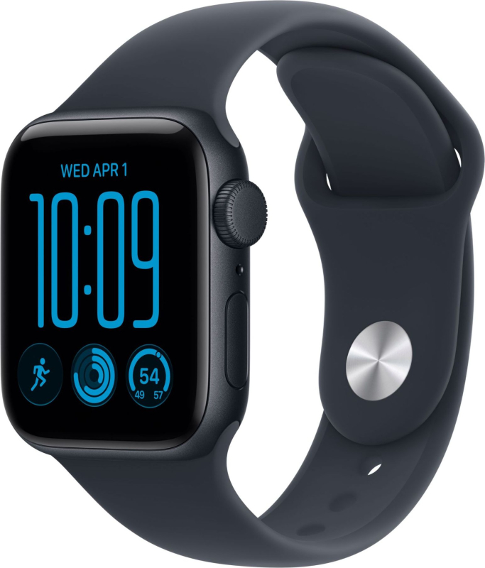 Apple Watch SE 3 40mm (2026) Midnight Aluminum Case with Sport Band Navy Blue (MJKY4X/A)