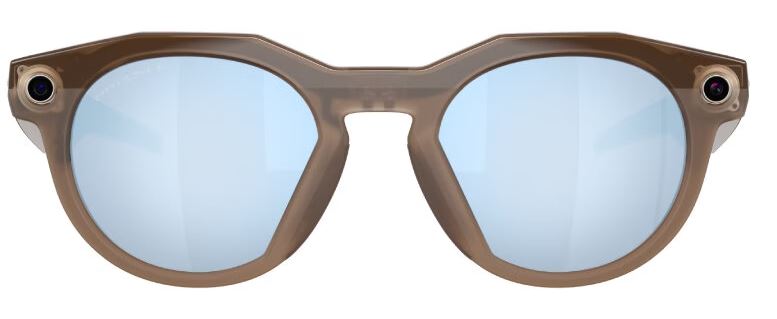 Oakley Meta HSTN Brown Smoke Prizm Deep Water Polarized