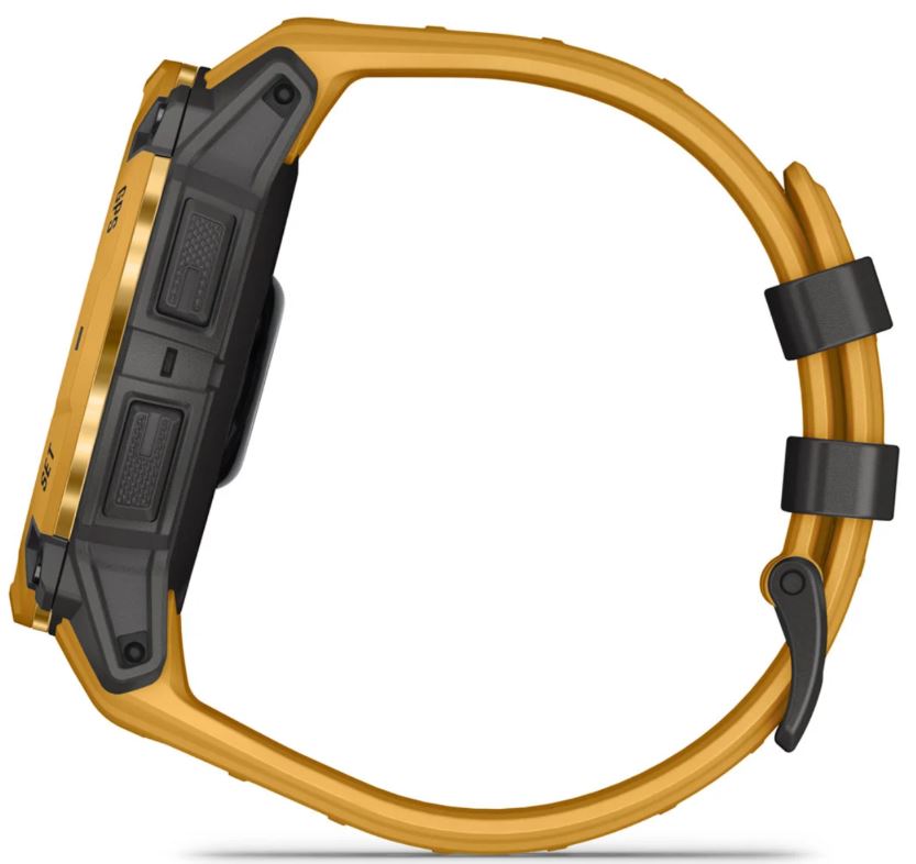 Умные часы Garmin Instinct 3 50mm Solar, Sunburst with Sunburst/Gray Silicone (010-02935-42) HK
