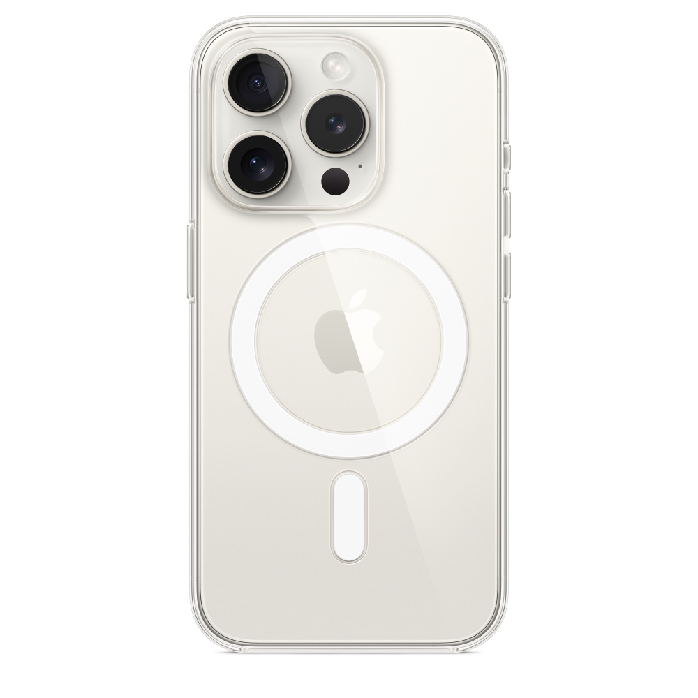 Чехол Apple iPhone 15 Pro Clear Case с MagSafe, прозрачный (MT223)