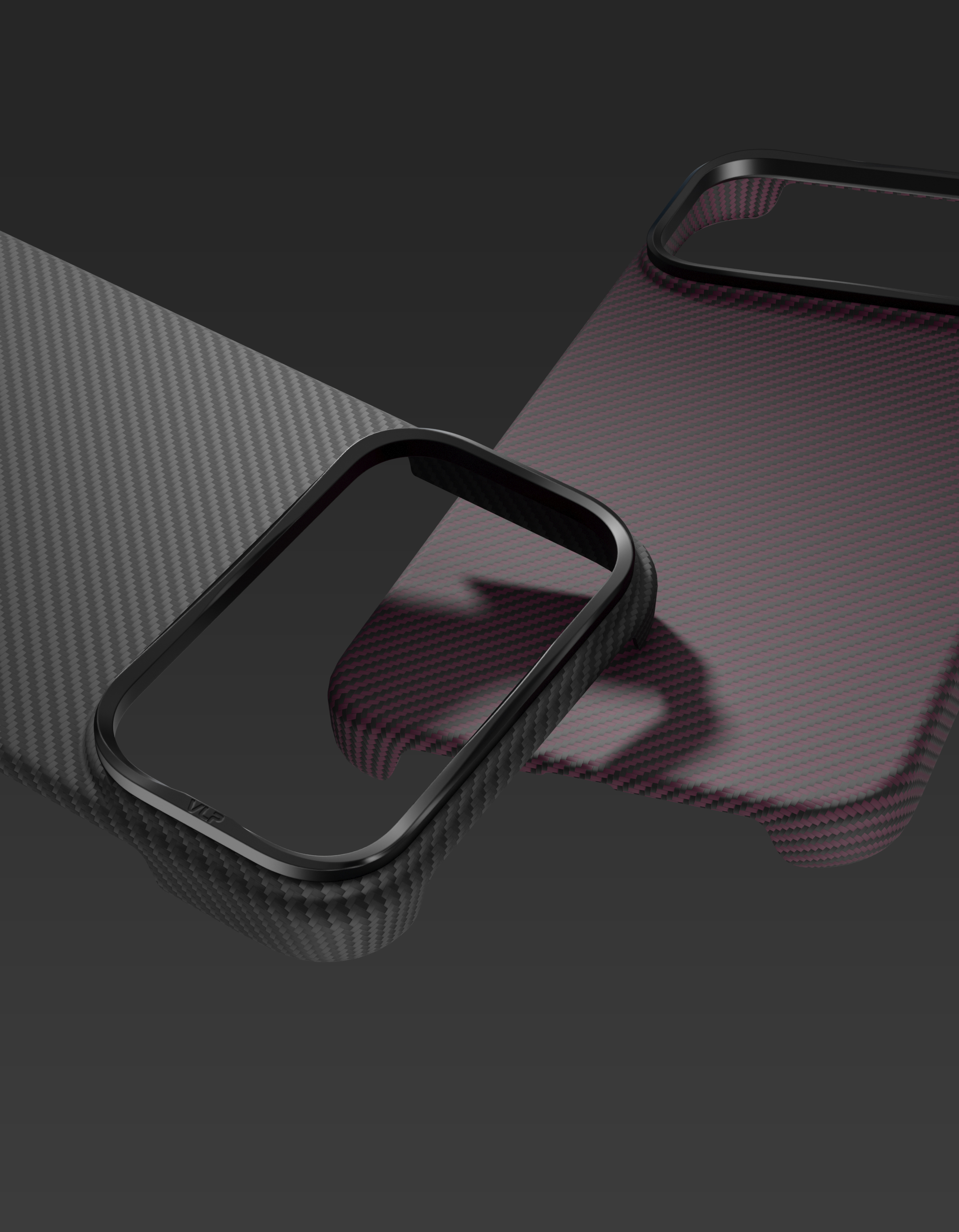 Чехол VLP Kevlar Case с MagSafe для iPhone 18 Pro, черный (1058100)