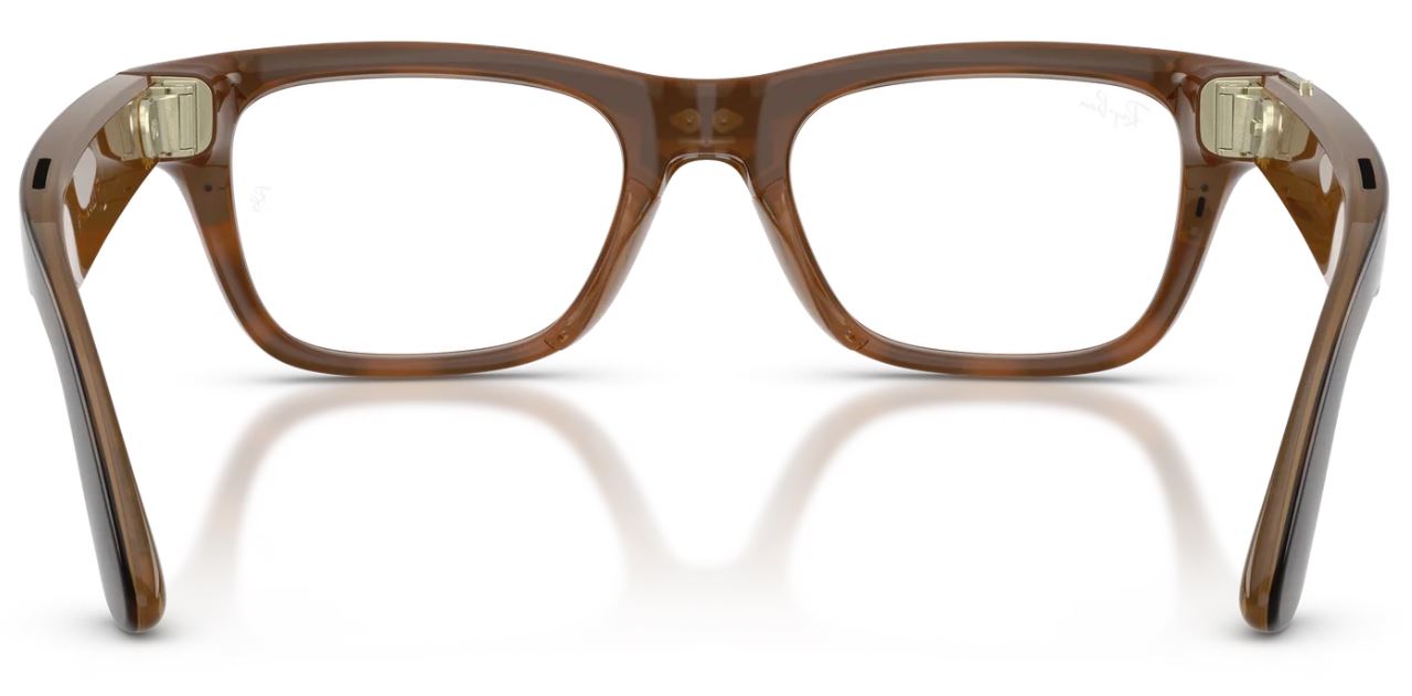 Умные очки Meta Ray-Ban Blayzer Optics Gen2 RW7001, 150–50 Demo Lens Shiny Havana (черепаховые) 8056262944592