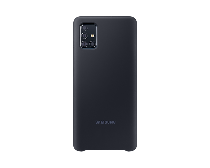 Чехол Samsung Silicone Cover для Galaxy A51 Black (EF-PA515TBEGRU)