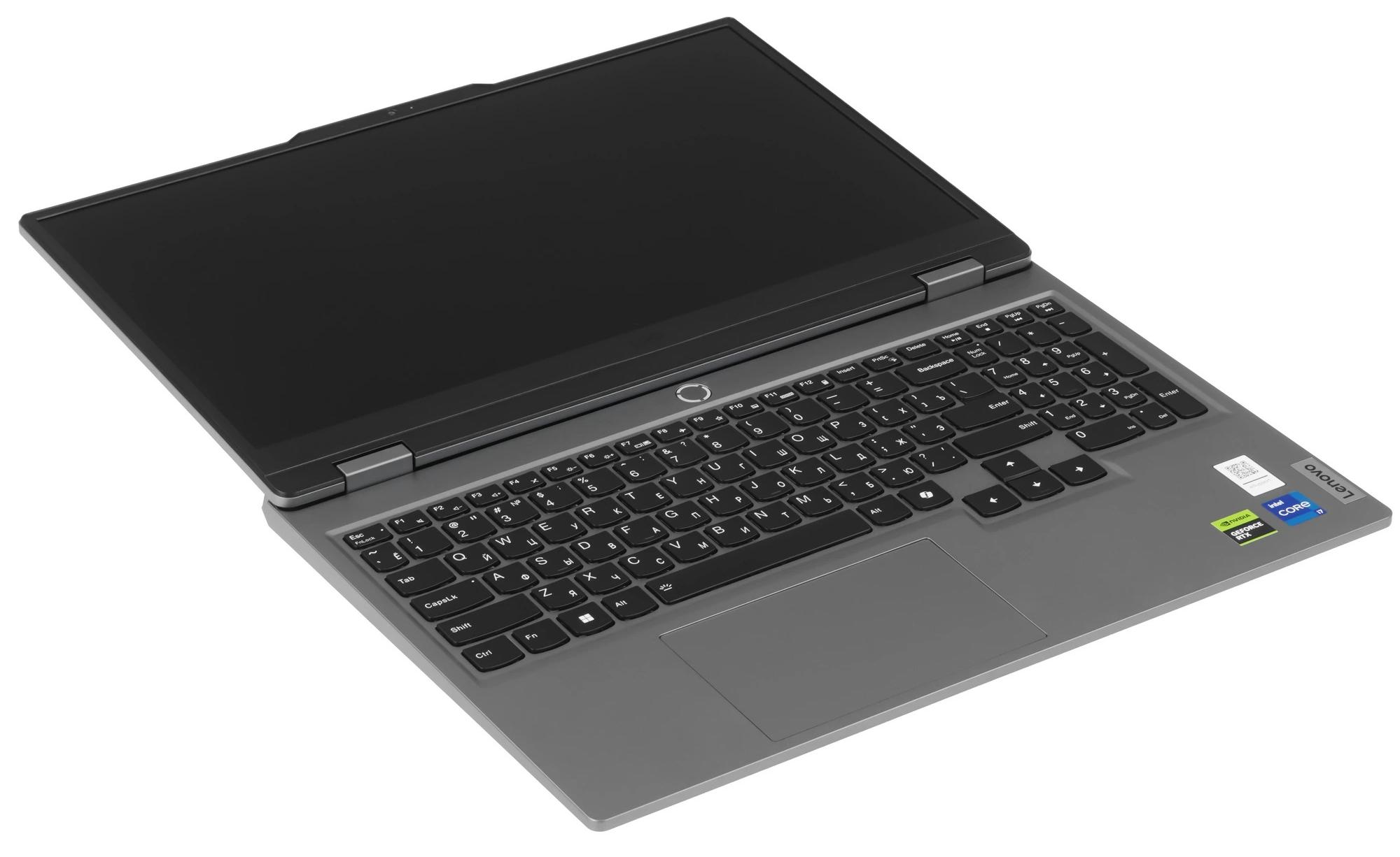 Ноутбук Lenovo LOQ 15IRX9 15.6" (Intel Core i7 13645HX, NVIDIA GeForce RTX 4050) 16ГБ, 512ГБ SSD, noOS, серый (83DV01HPSA)