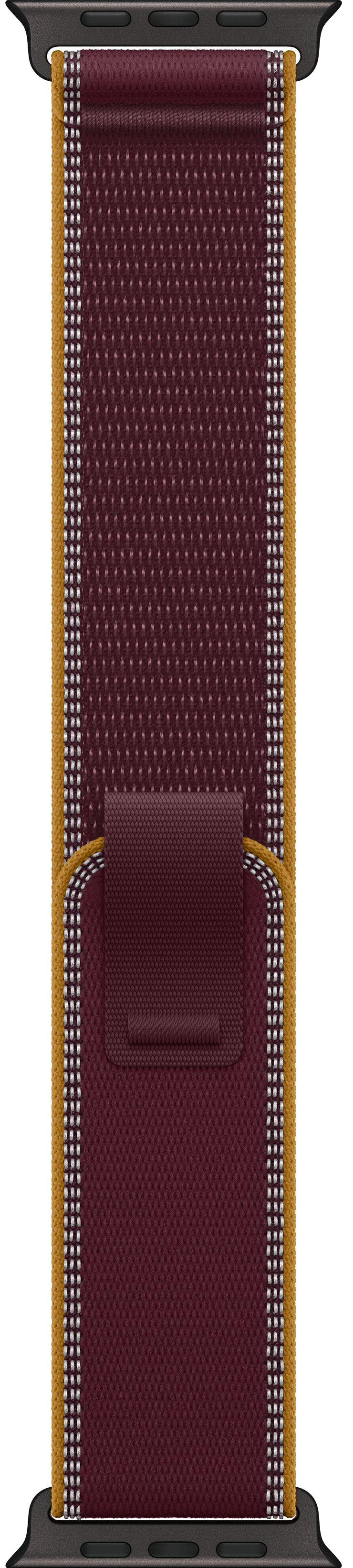 Apple Watch Ultra 4 (2026) 49mm Black Titanium Case with Burgundy Trail Loop (M/L)