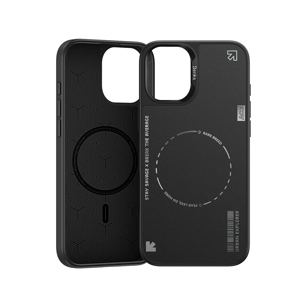 Чехол силиконовый Benks Basis с MagSafe для iPhone 16, черный (C.K.QS.AP.JJ.BK63)