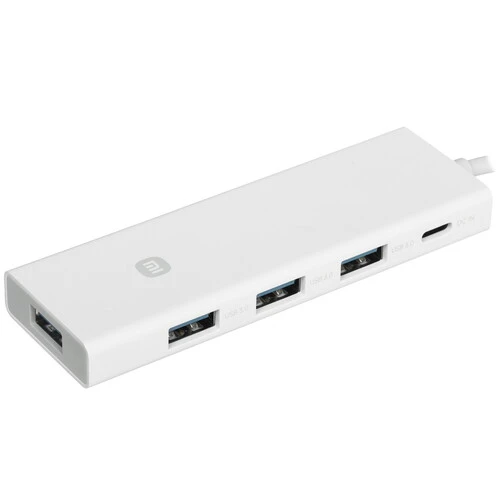 Разветвитель Xiaomi Multifunctional HUB 4-in-1 Dual Head Splitter, белый (XMSTFXQ01YM)