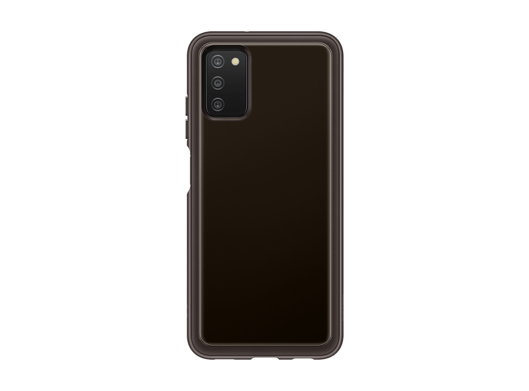 Чехол Samsung Soft Clear Cover Galaxy A03s, черный