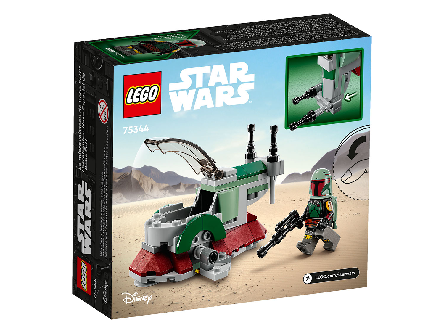 Конструктор LEGO Star Wars 75344 Звездолет Бобы Фетта