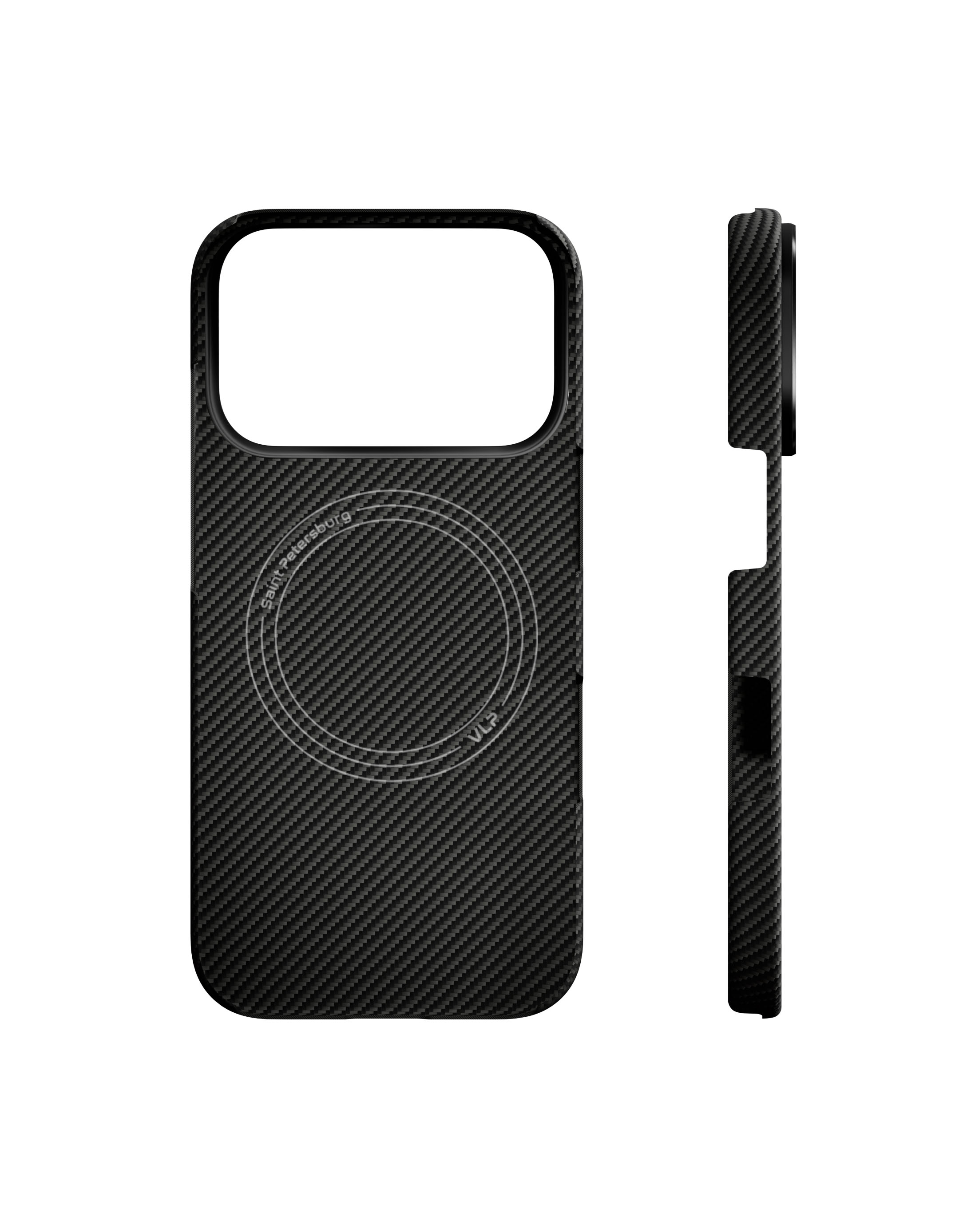 Чехол VLP Kevlar Case с MagSafe для iPhone 18 Pro, черный (1058100)