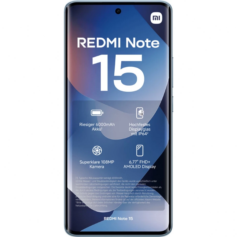 Redmi Note 15 4G 8/128Гб, синий