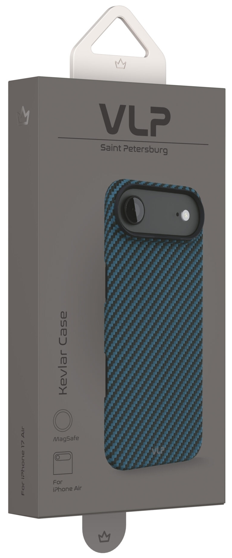 VLP Kevlar Case с MagSafe для iPhone Air, темно-синий (1058082)