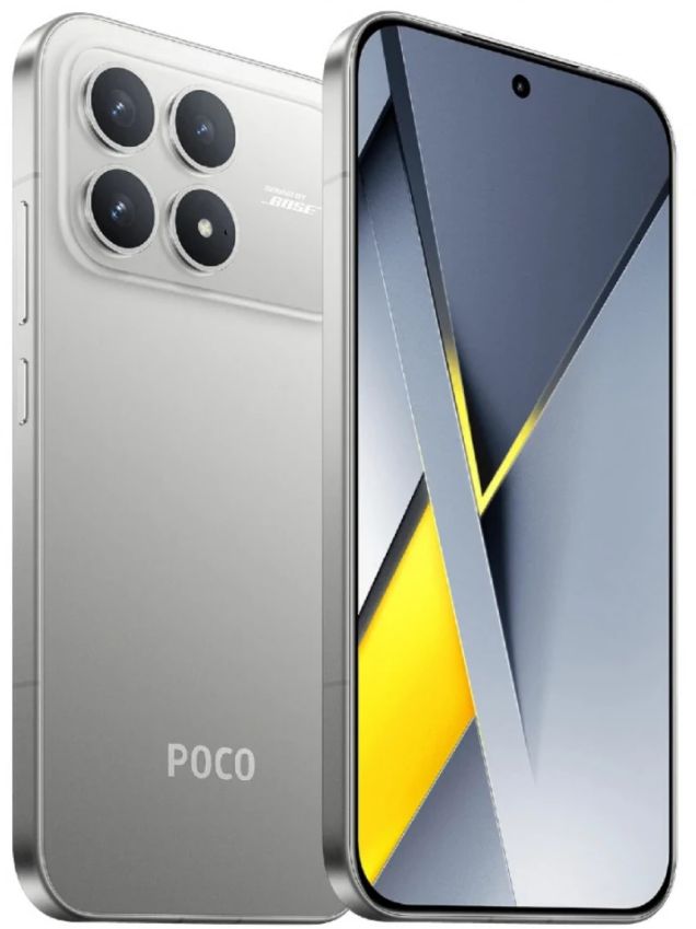 Xiaomi POCO F8 Pro 12/512 ГБ, серебристый