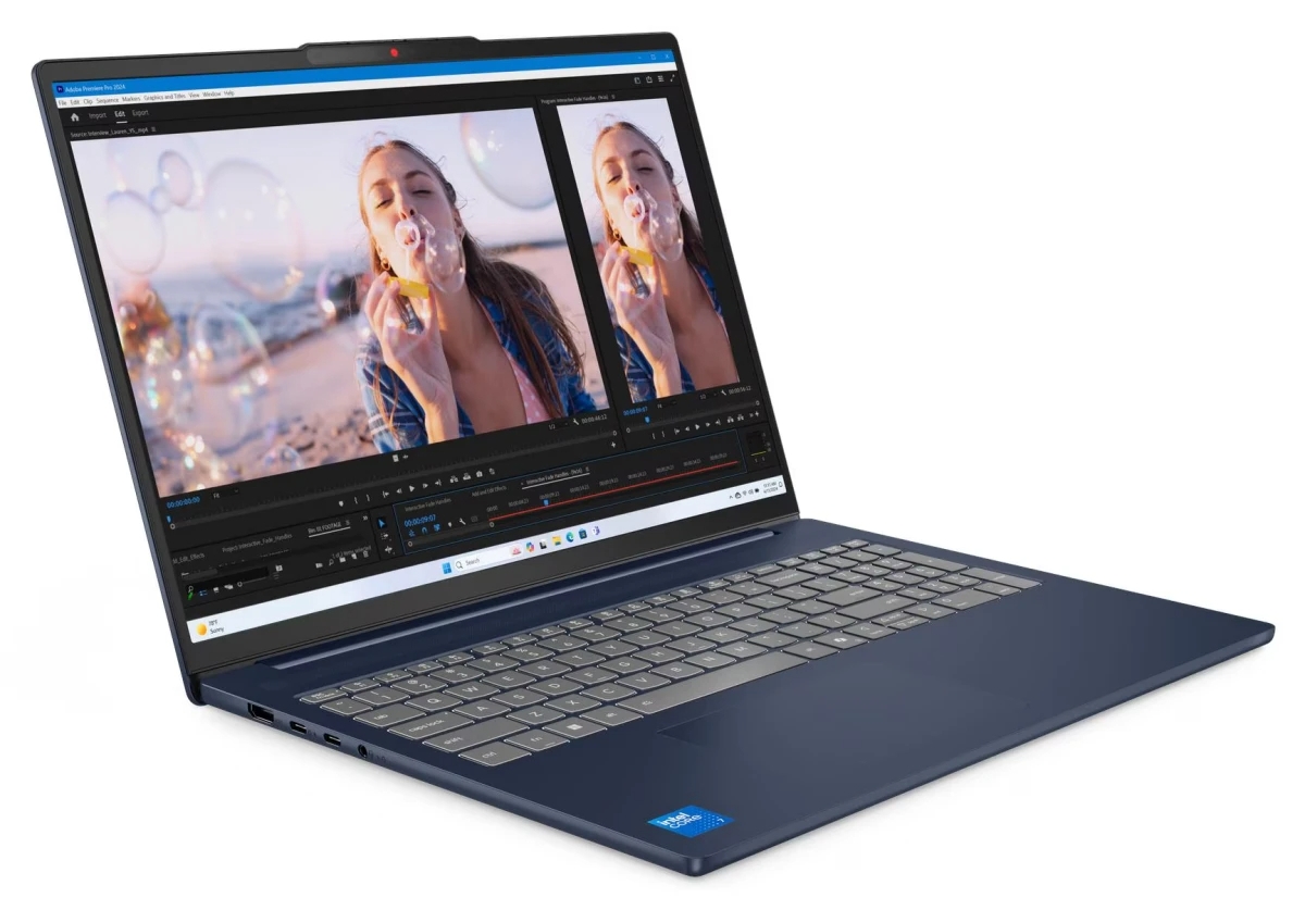Ноутбук Lenovo IdeaPad Slim 5 16IRH10R 16" (Intel Core 7 240H, Intel Graphics) 16ГБ, 1ТБ, Win 11 Home, синий (83J1002KUS)