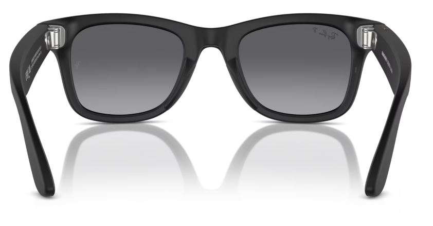 Meta Ray-Ban Wayfarer RW4006 150-50 Matte Black/Polar Gradient Graphite (8056597982788)