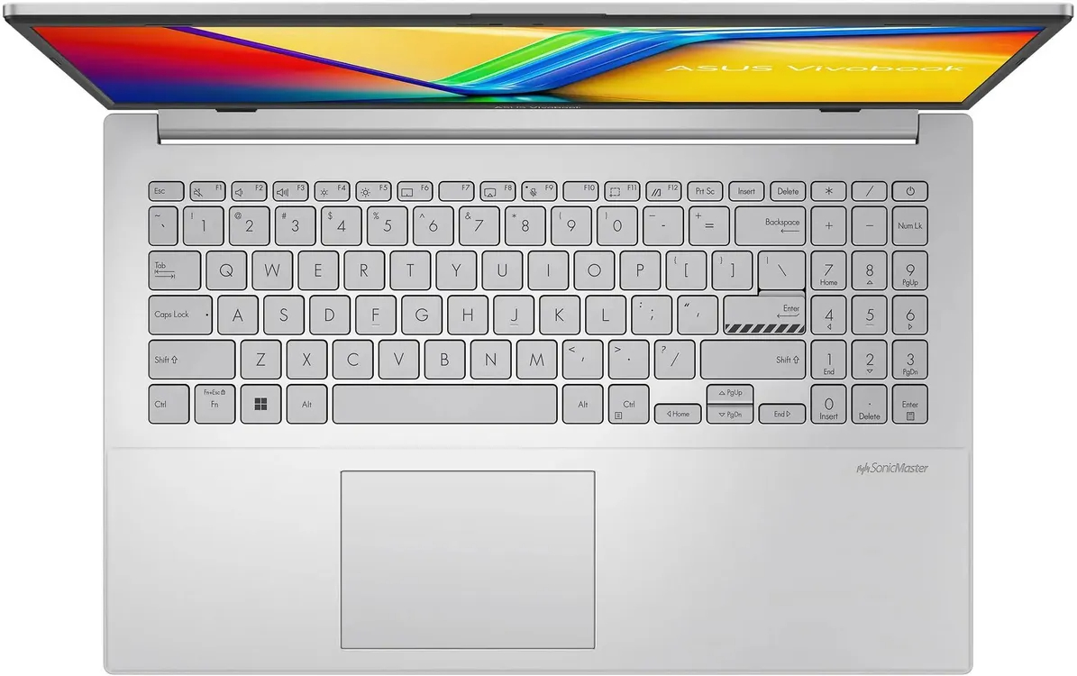 Ноутбук ASUS Vivobook Go 15 E1504FA-BQ4328 15.6" (AMD Ryzen 5 40, AMD Radeon 610M) 16ГБ, 512ГБ SSD, noOS, серебристый (90NB0ZR1-M077D0)