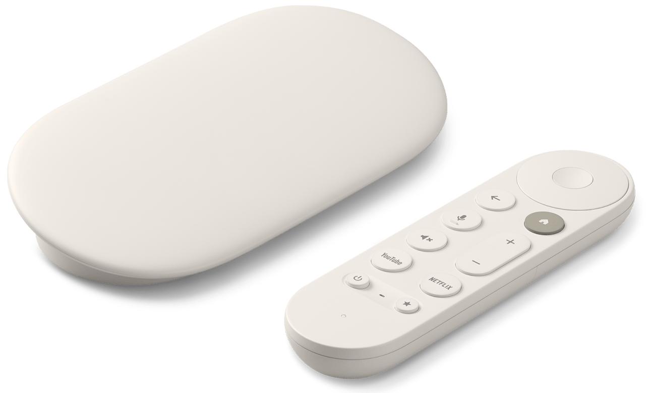 Медиаплеер Google TV Streamer 4K, бежевый (Porcelain)