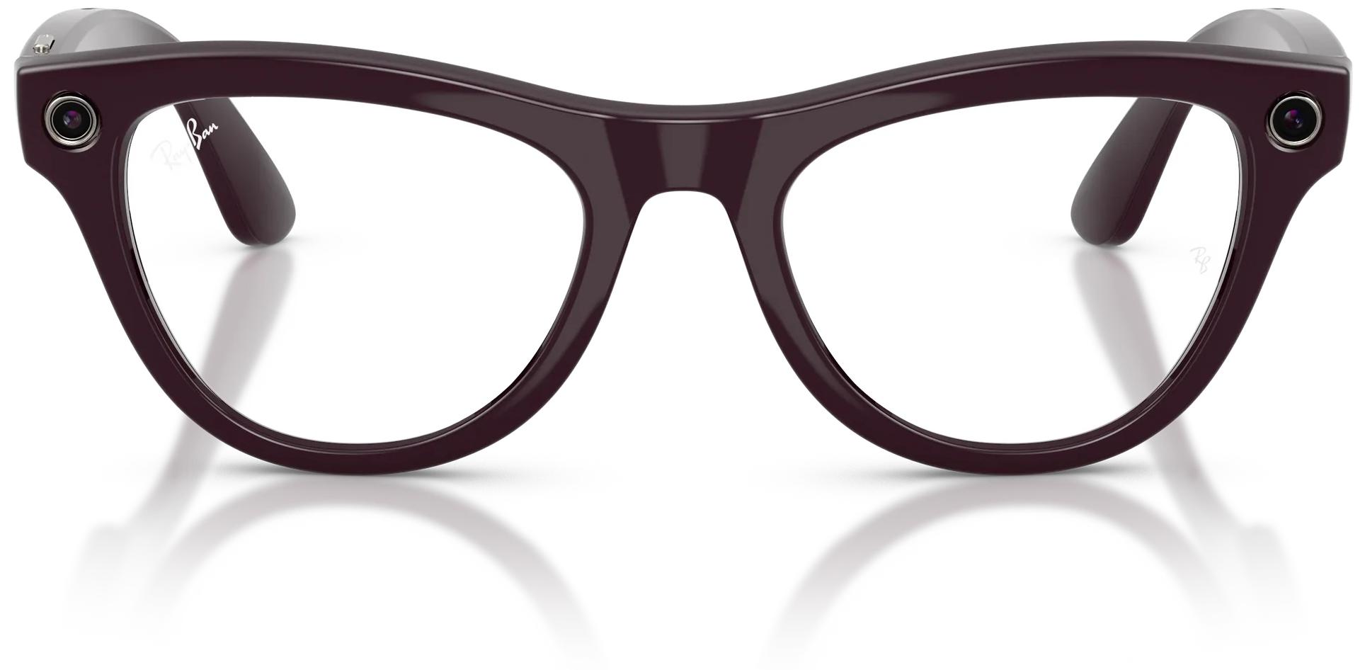 Умные очки Ray-Ban Meta Skyler (Gen2) RW4014 S52 (M), Shiny Mystic Violet /Transitions Amethyst (6701CH52)