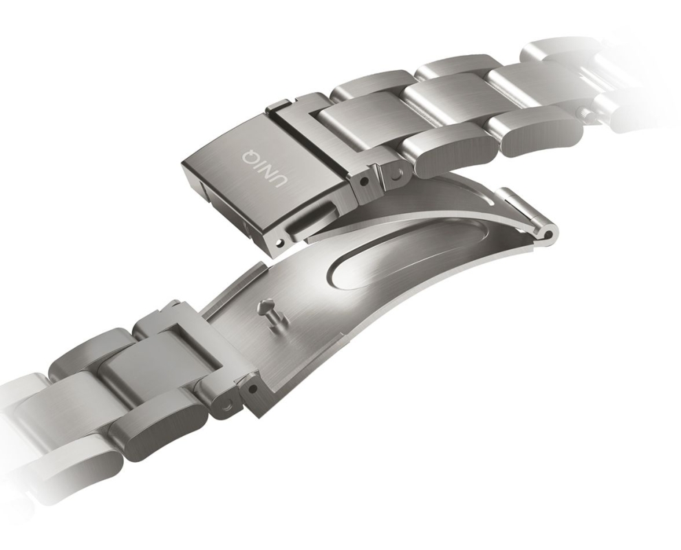 Ремешок Uniq OSTA Steel Strap для Apple Watch 49/46/45/42 мм, серебристый