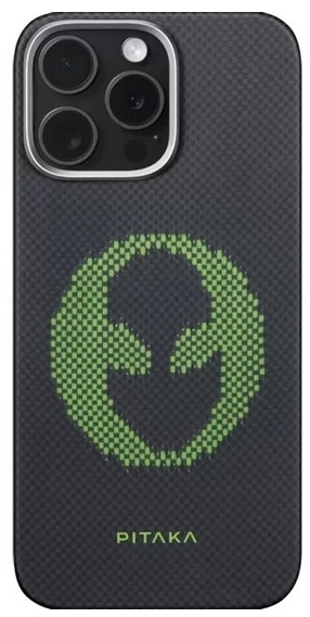 Чехол Pitaka Aries Tactile Woven Case для iPhone 15 Pro Max, Alien (KI1501ALP)