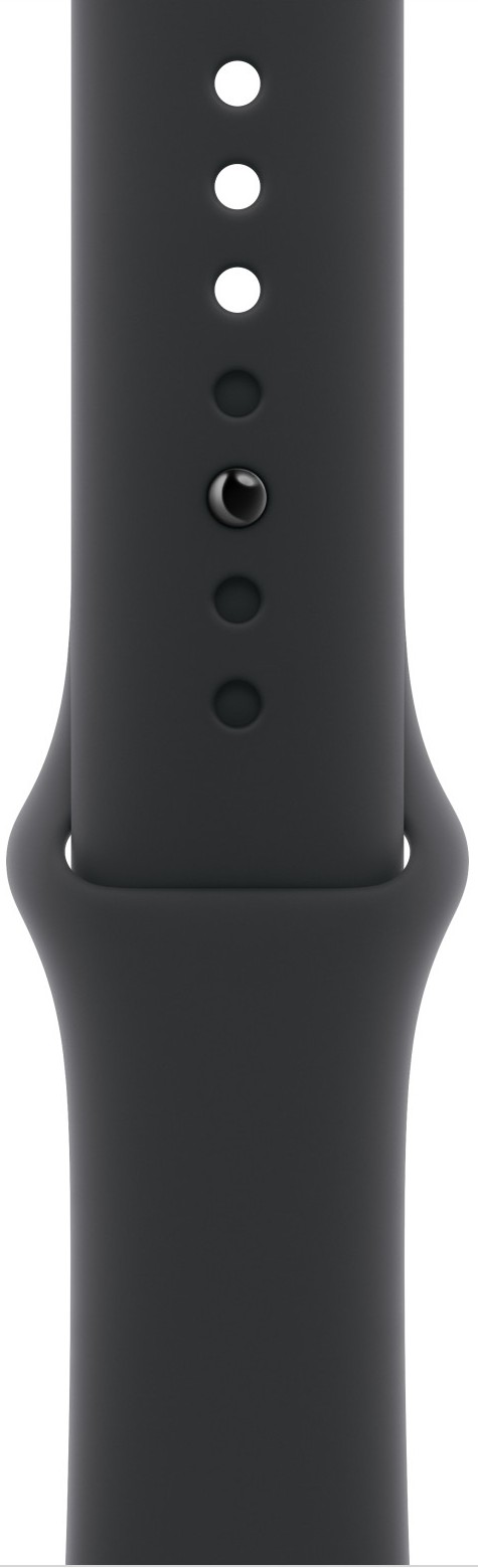 Ремешок Apple Watch 46мм Black Sport Band - M/L (MXM43FE/A)