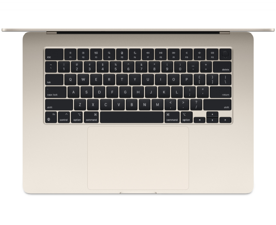 Apple MacBook Air 15" (M3 8C/10C), 16 ГБ, 256 ГБ, золотой