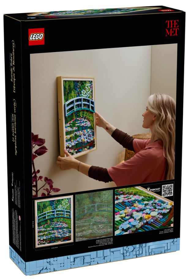 LEGO ART 31220 Клод Моне: Мост через пруд с водяными лилиями