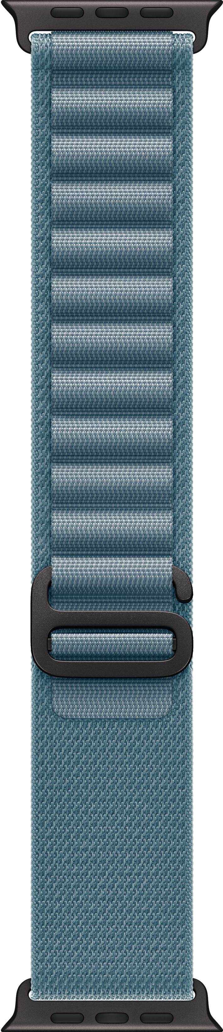 Apple Watch Ultra 3 (2025) 49mm Black Titanium Case with Light Blue Alpine Loop Medium