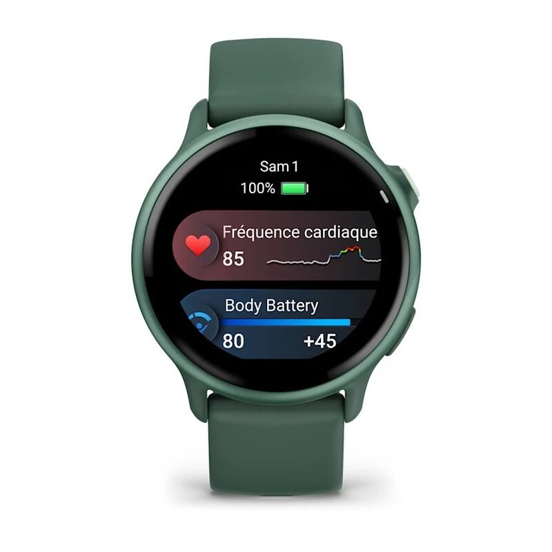 Garmin Vivoactive 6, яшмовый с зеленым ремешком (010-02985-02)