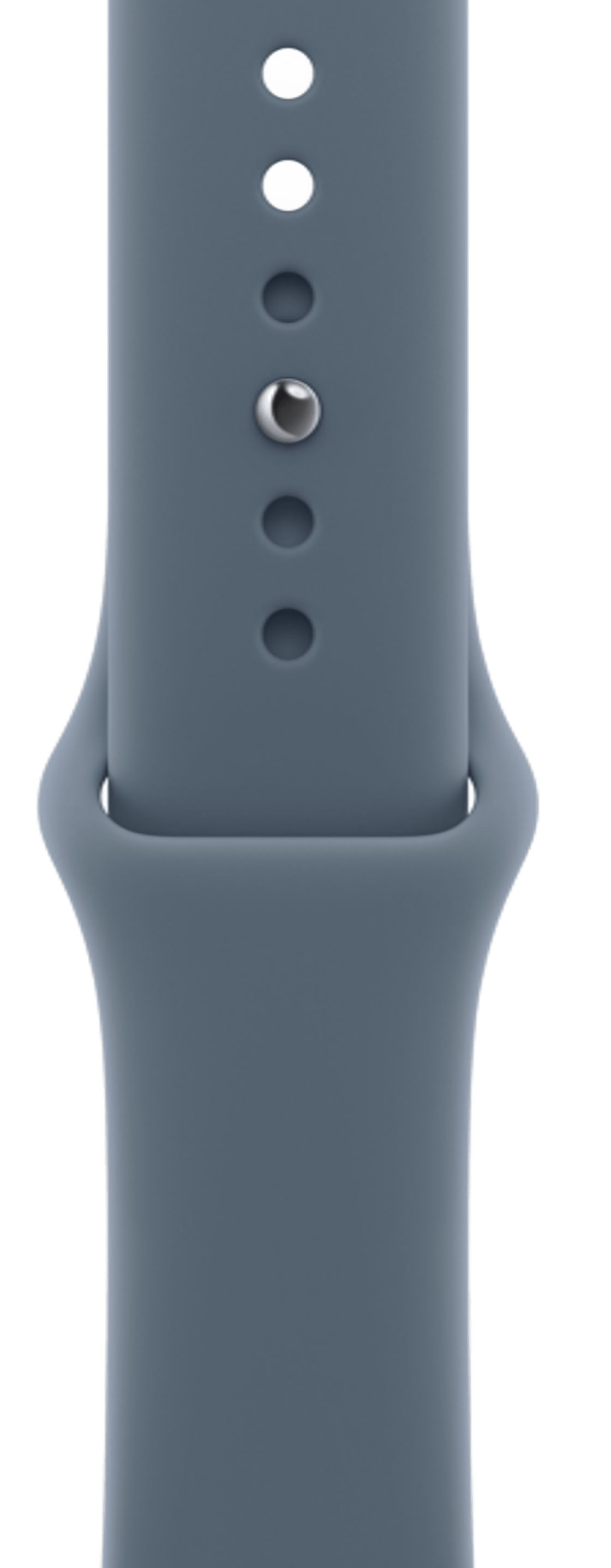 Apple Watch Series 11 42mm, Silver Aluminum Case with Sport Band Anchor Blue