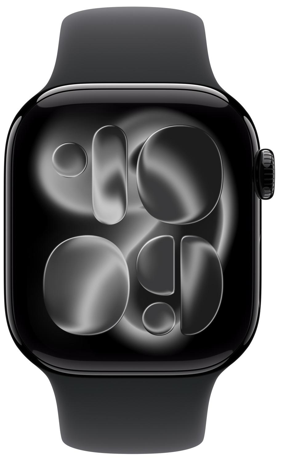 Ремешок Apple Watch 42мм Black Sport Band - S/M (MXLJ3FE/A)