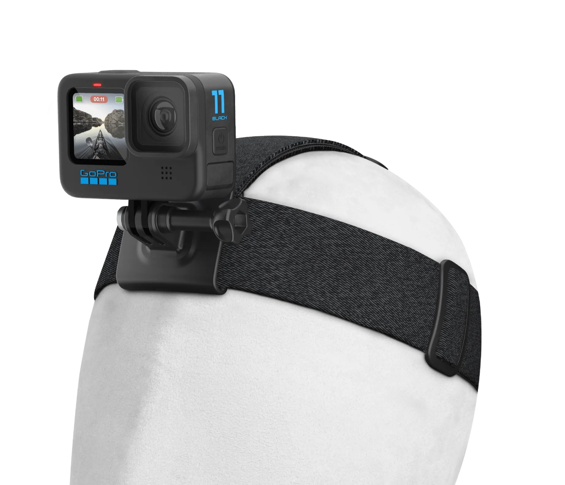 Крепление на голову + клипса GoPro Head Strap 2.0 (ACHOM-002), черный