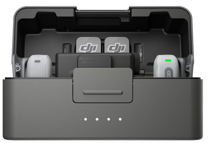 DJI Mic Mini 2 (2 TX + 1 RX + Charging case), черный