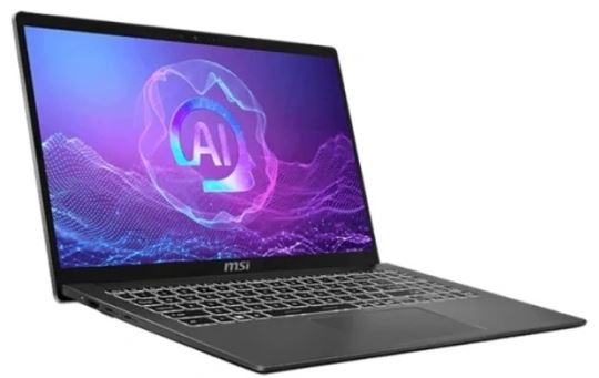 MSI Modern A15 AI+ F3HMG-040XRU 15.6" (AMD Ryzen AI 5 330 Zen 5, AMD Radeon 820M Graphics) 16ГБ, 512ГБ SSD, noOS, серый (9S7-15SK21-040)