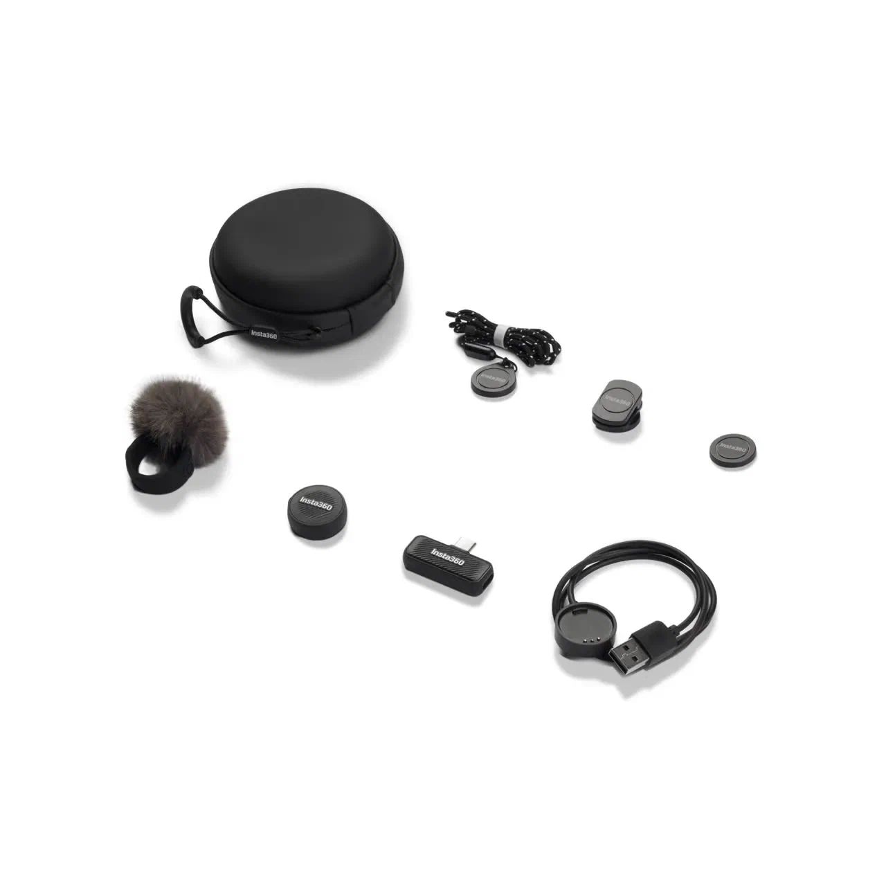 Беспроводной микрофон Insta360 Mic Air (1 TX + 1 RX), черный