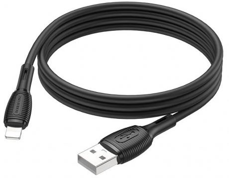 Borofone USB-Lightning 1м BX86, черный